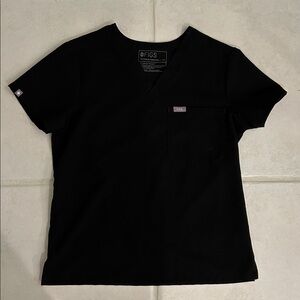 Like new - FIGS Catarina Scrub Top in Black